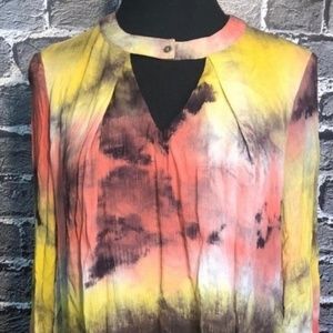 NWT Loveriche Watercolor Dress Sz M
